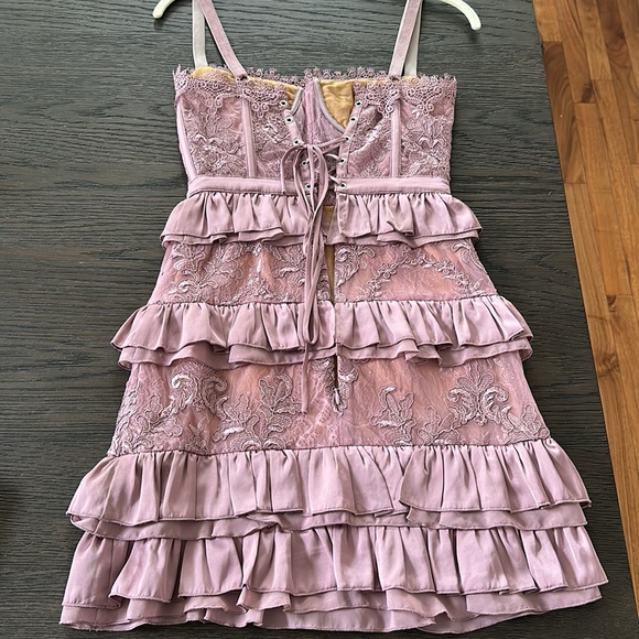 V. Chapman -  Peony Dress in elderberry - Picture 8 of 8